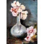 Monogrammed J.D., Joseph Delattre (1858-1912): Still life of flowers, oil on canvas