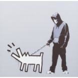 Banksy (1974, after): 'Haring dog', multiple, ed. 28/150