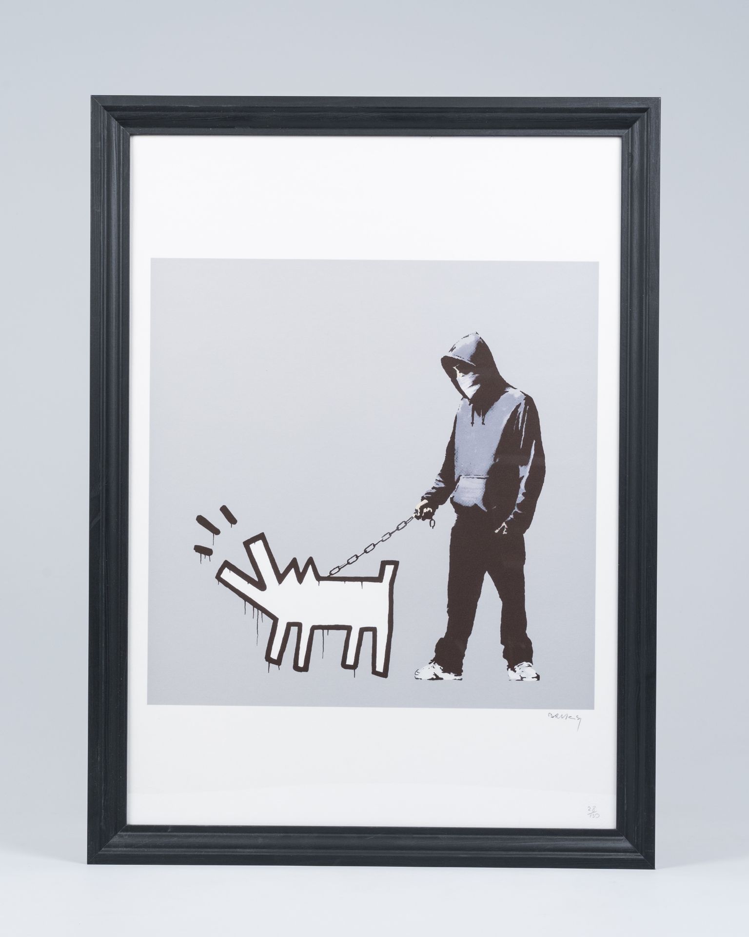 Banksy (1974, after): 'Haring dog', multiple, ed. 28/150 - Image 2 of 4