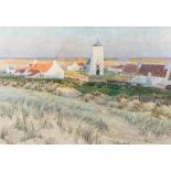 Albert Baertsoen (1866-1922): Evening on the dune, Mariakerke-aan-Zee, oil on canvas, ca. 1892