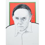 Roger Raveel (1921-2013): Self portrait, lithograph in colours, ed. 42/200, (1972)