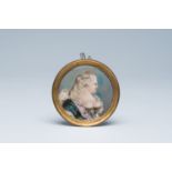 Miniaturist F (?): Tsarina Elisabeth Petrovna or Elisabeth of Russia, miniature, first quarter 19th