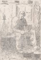 Rik Wouters (1882-1916): The prisoner, etching, dated 1911