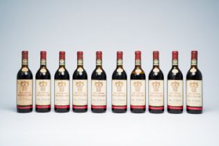 Nineteen bottles of Brunello di Montalcino, 1970