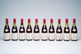 Sixteen bottles of Pommard Clos des Epeneaux, Comte Armand, 1976 and 1982