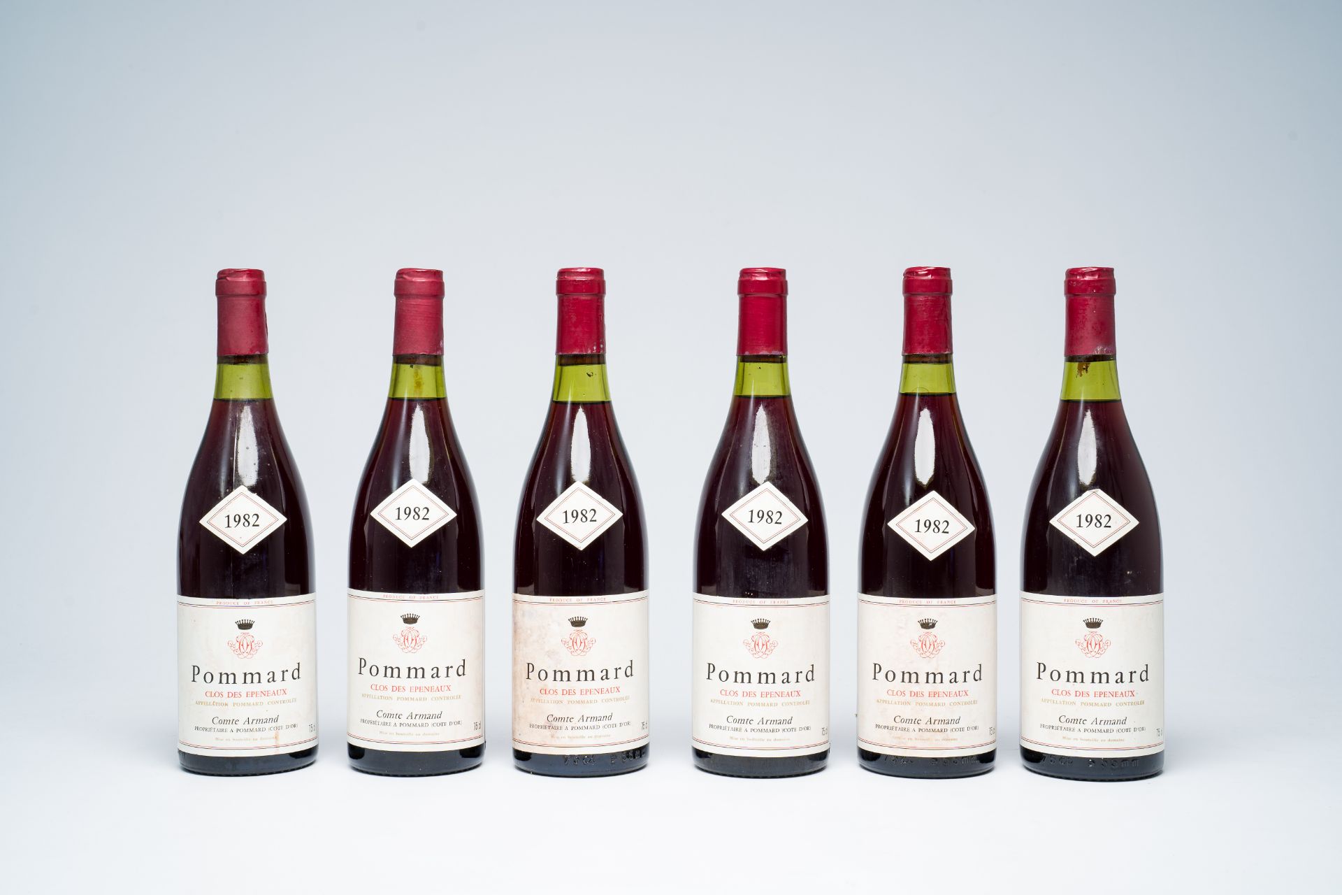 Sixteen bottles of Pommard Clos des Epeneaux, Comte Armand, 1976 and 1982 - Image 4 of 6