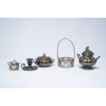A varied collection of silver objects with various origins, 19th/20th C.