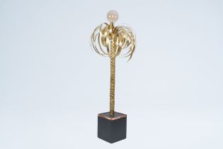 Olivier De Schrijver (1958): A brass 'Palmanova' floor lamp in the shape of a palm tree, ed. 4/4, 21