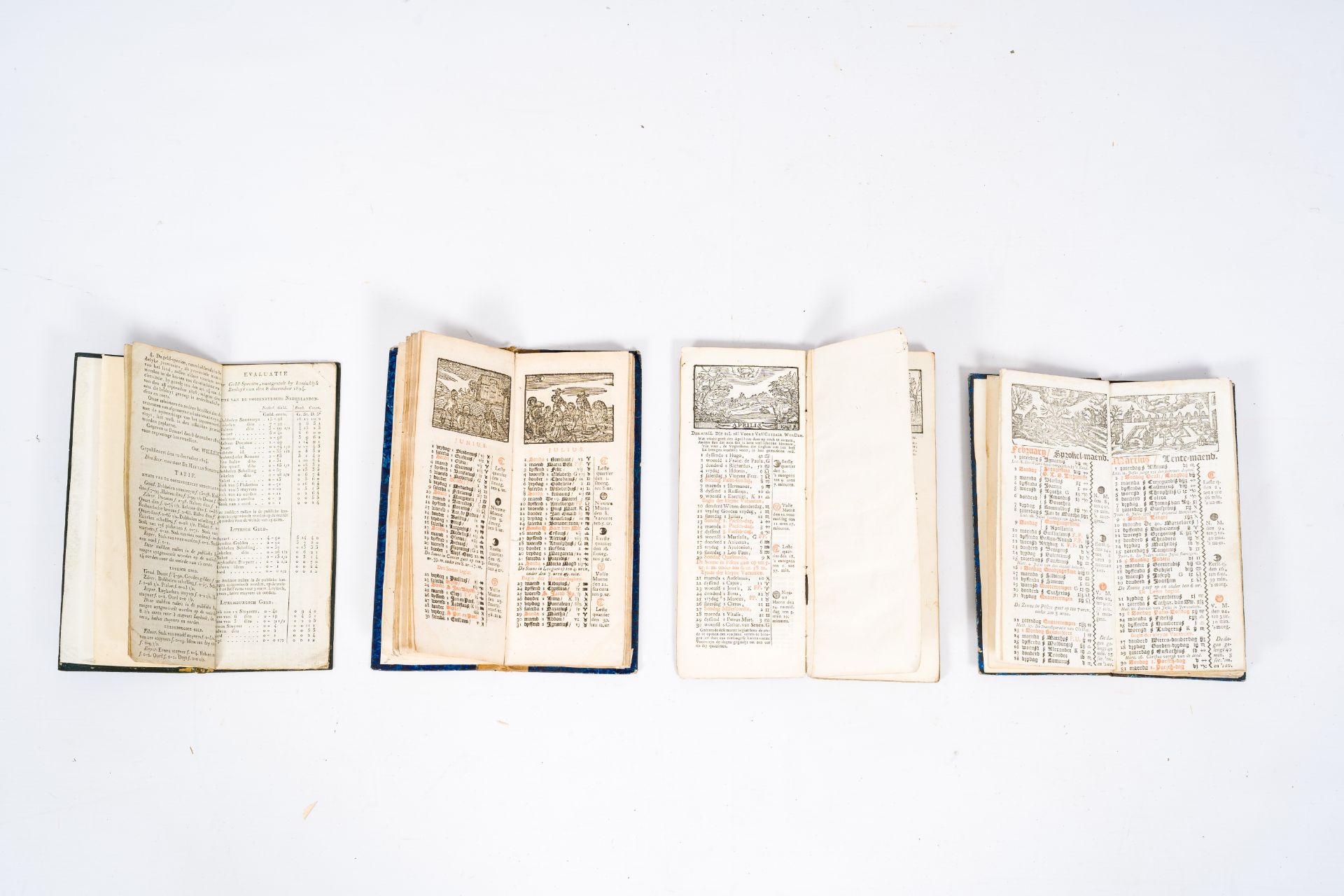 Four Ghent almanacs and two 'Reductie der geld-speciÃ«n', 1732-1824 - Image 3 of 5