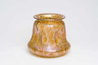 An 'Orange Astglas' Art Nouveau vase, probably Johann Loetz Witwe, first quarter 20th C.