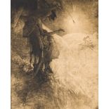 Jules De Bruycker (1870-1945): 'La Moisson', etching, ed. 38/80, [1916]
