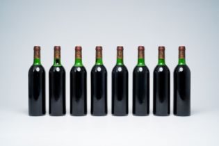 Eight bottles of Chateau Gloria St. Julien, Henri Martin, 1982