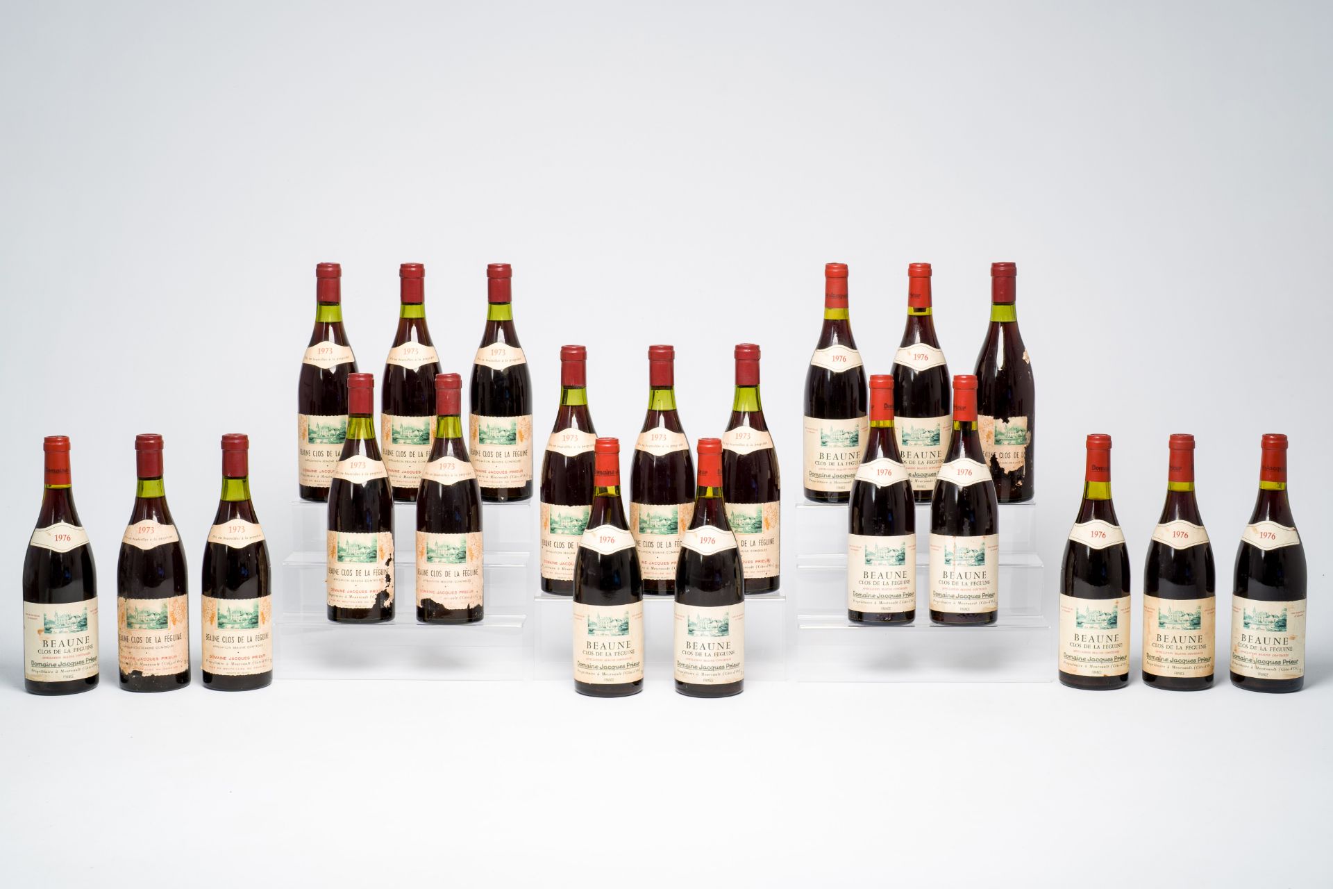 48 bottles of Beaune Clos de la Feguine, Domaine Jacques Prieur, 1973 and 1976 - Image 5 of 9