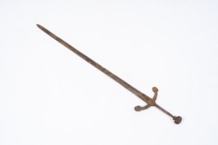 A French steel sword, archaeological find, late 16th C.