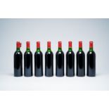 Eight bottles of Chateau Lynch Bages, Pauillac, 1985