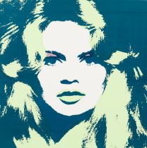 Andy Warhol (1928-1987, after): 'Brigitte Bardot', screenprint in colours