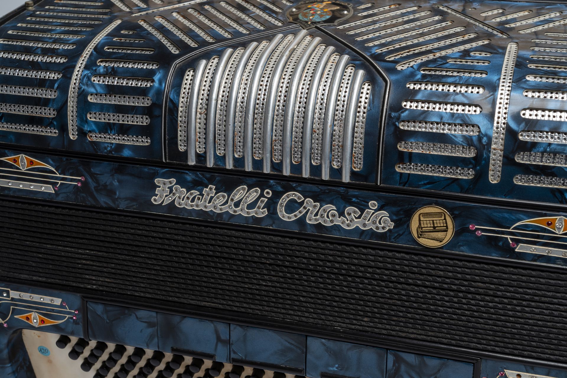 An Italian 'Fratelli Crosio' chromatic accordion with piano keyboard, ca. 1960/70 - Image 4 of 4