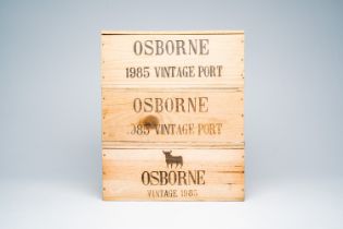 Three cases of Osborne porto, 1985