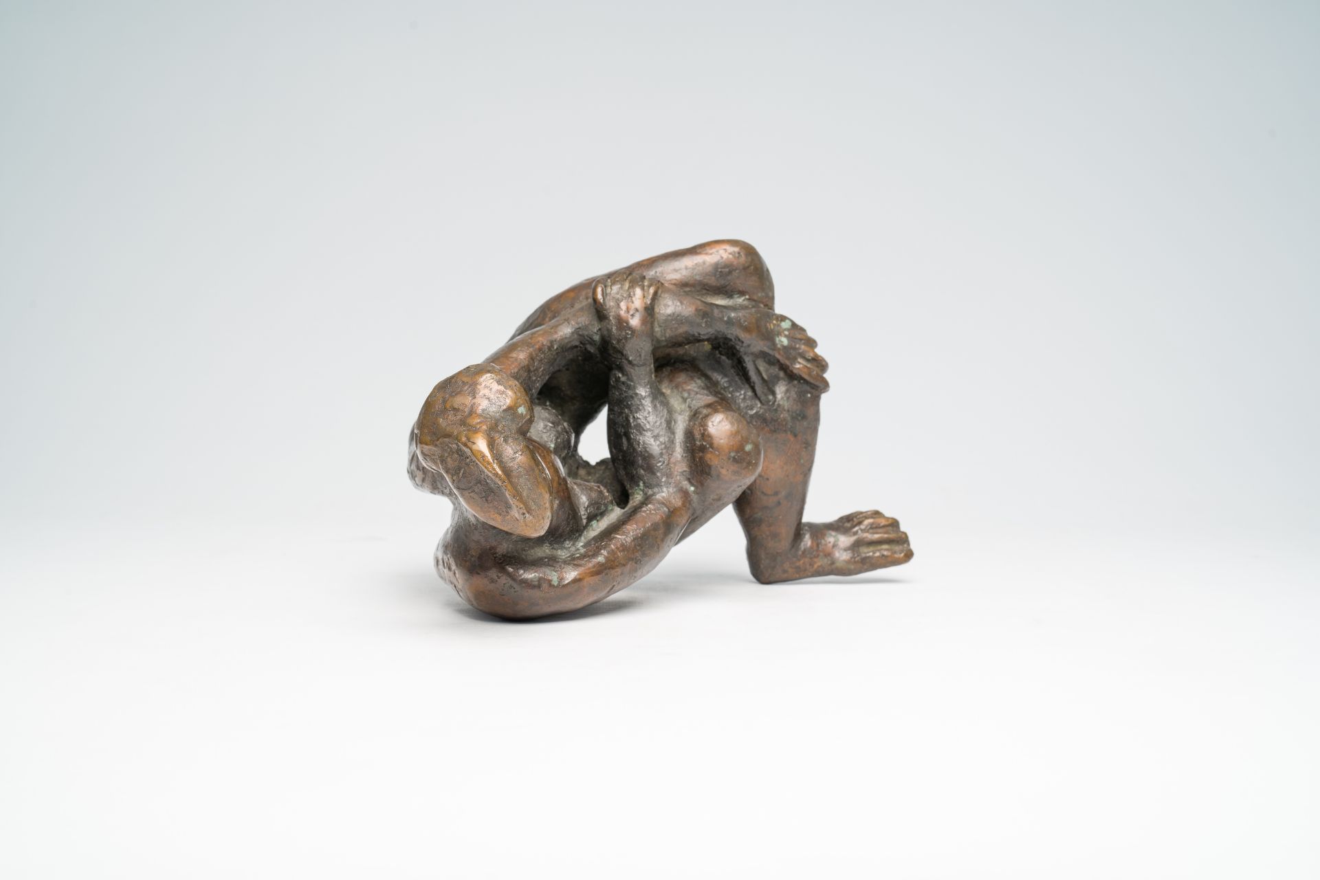Livia Canestraro (1936): Seated nude, brown patinated bronze - Image 6 of 8