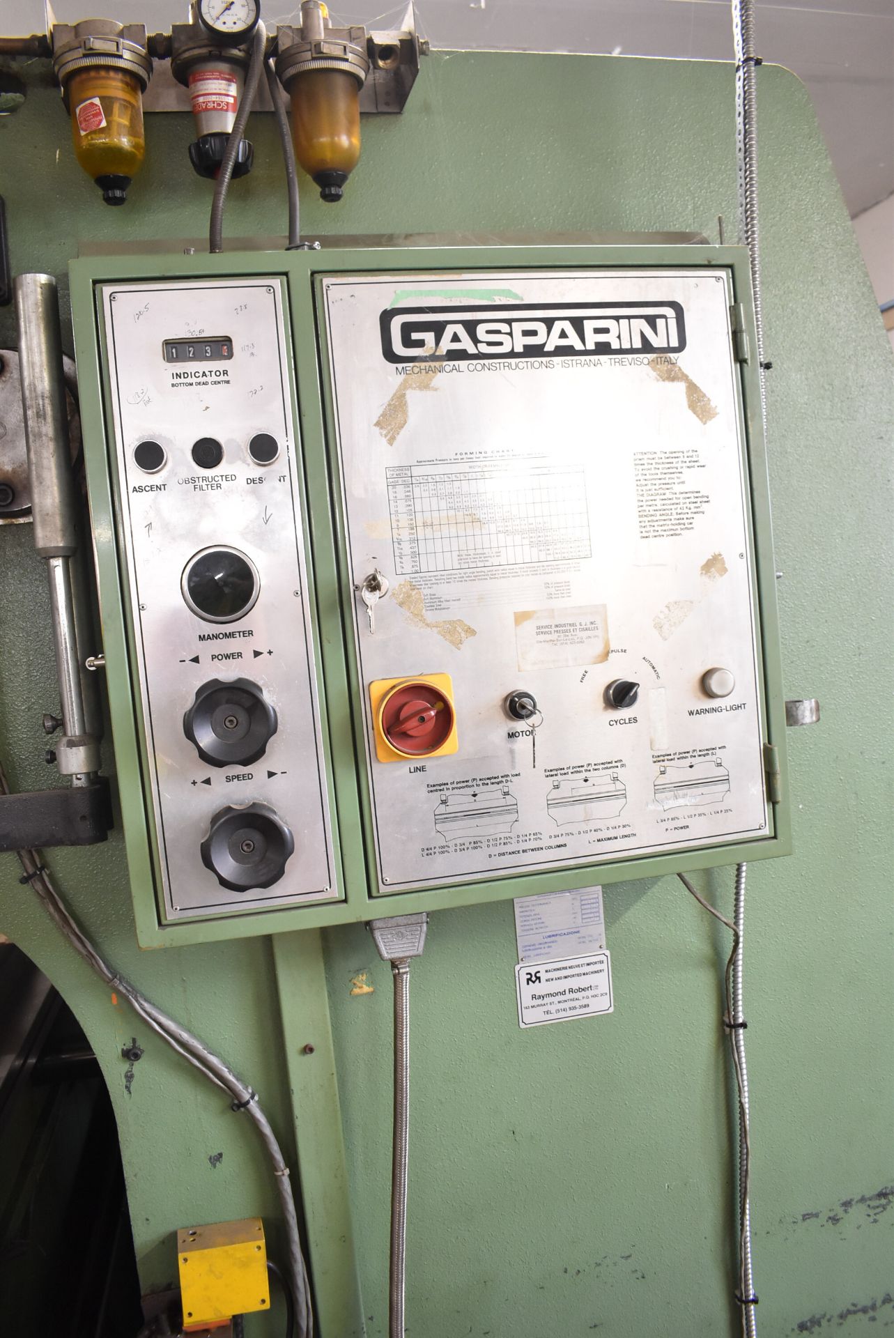 GASPARINI POA 105 10' CNC HYDRAULIC CNC BRAKE PRESS WITH 105 TON CAPACITY, HURCO AUTOBEND 5C - Image 5 of 10