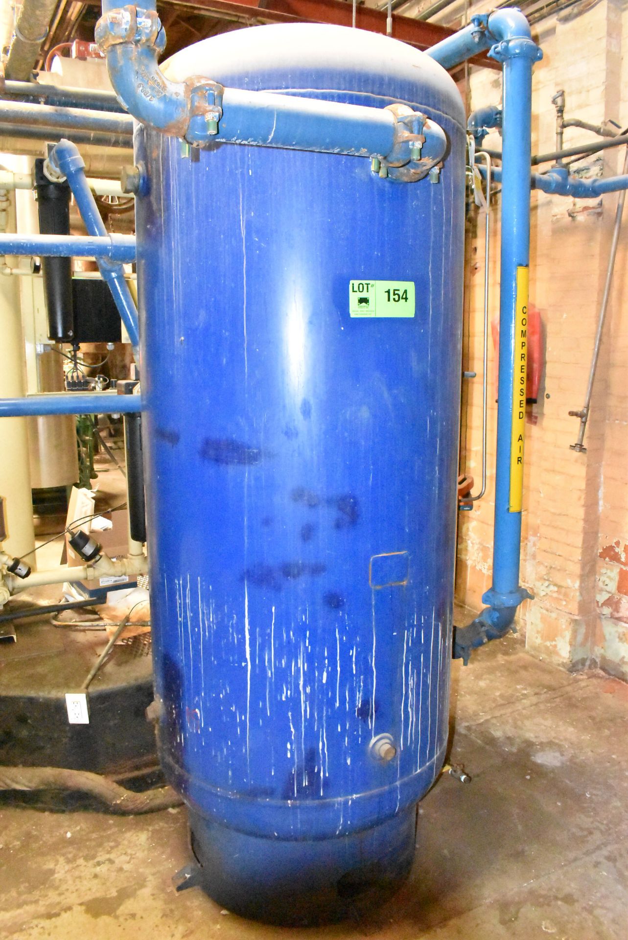 MFG UNKNOWN (2009)  RECEIVER TANK WITH 165 PSI MAWP @ 400 DEG F, S/N N/A (CI) [RIGGING FEE FOR