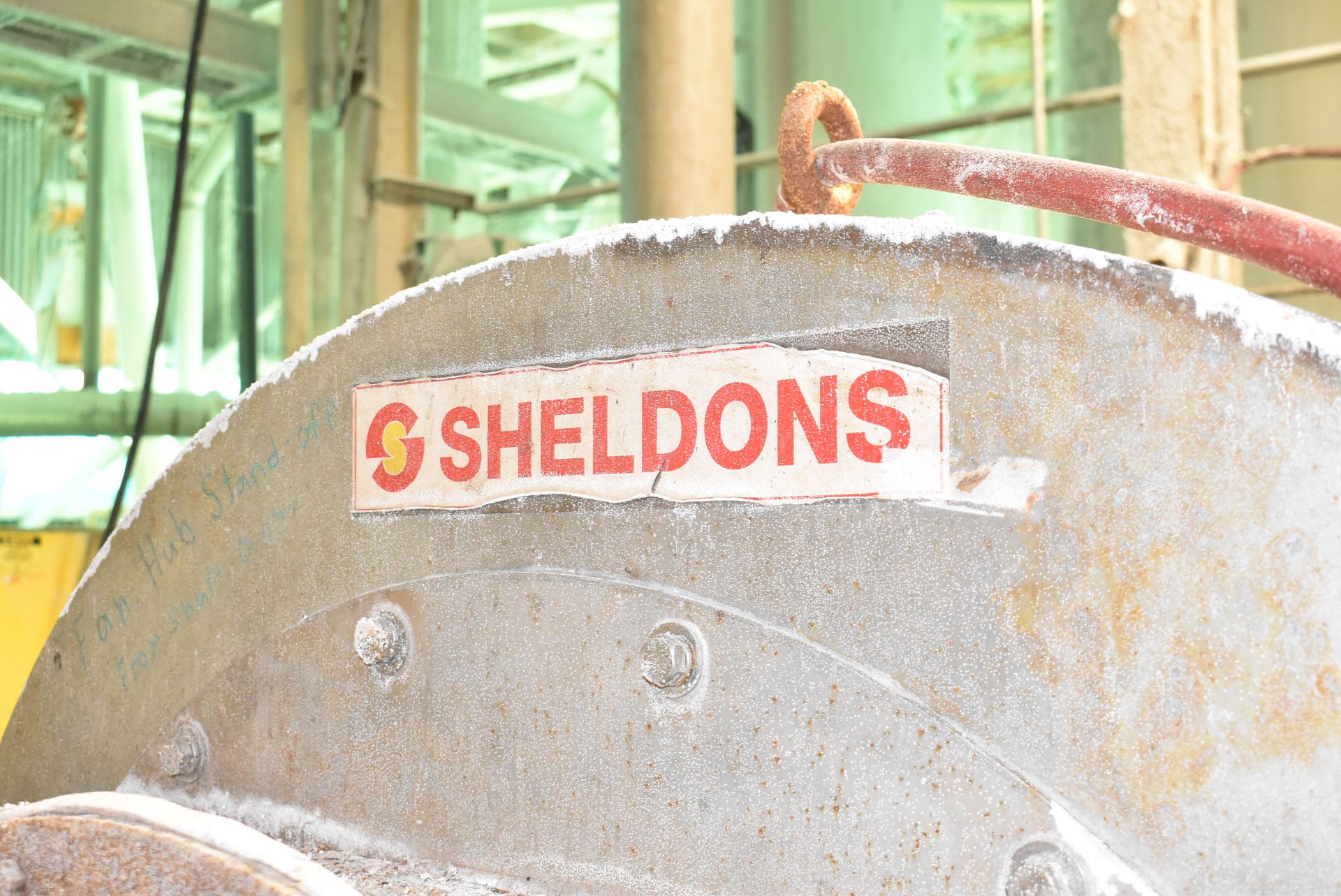 SHELDONS ENGINEERING 5932 PH BLOWER, S/N 17-3215 Q (CI) [RIGGING FEE FOR LOT #25 - $9500 CAD PLUS - Image 7 of 8