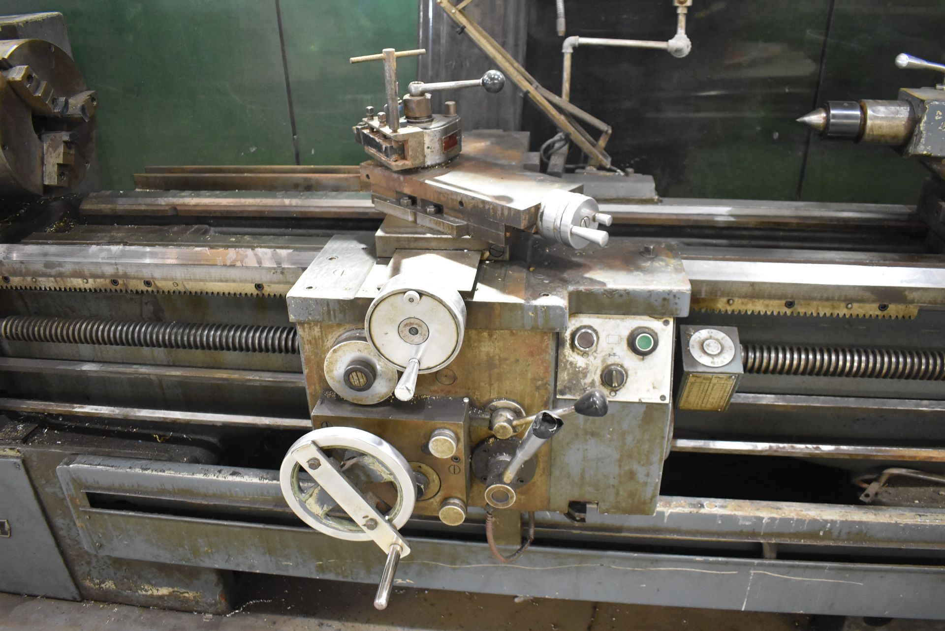 ZMM CU401 GAP BED ENGINE LATHE WITH 12" 3 JAW CHUCK, 64" BETWEEN CENTERS, 21" SWING OVER BED, 3. - Image 7 of 9