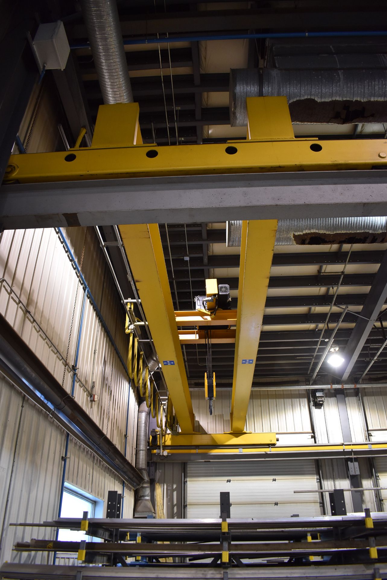 KONECRANES DOUBLE GIRDER TOP RUNNING DUAL MOTOR BRIDGE CRANE WITH 10 TON  CAPACITY, 35' SPAN, 90' - Image 13 of 17