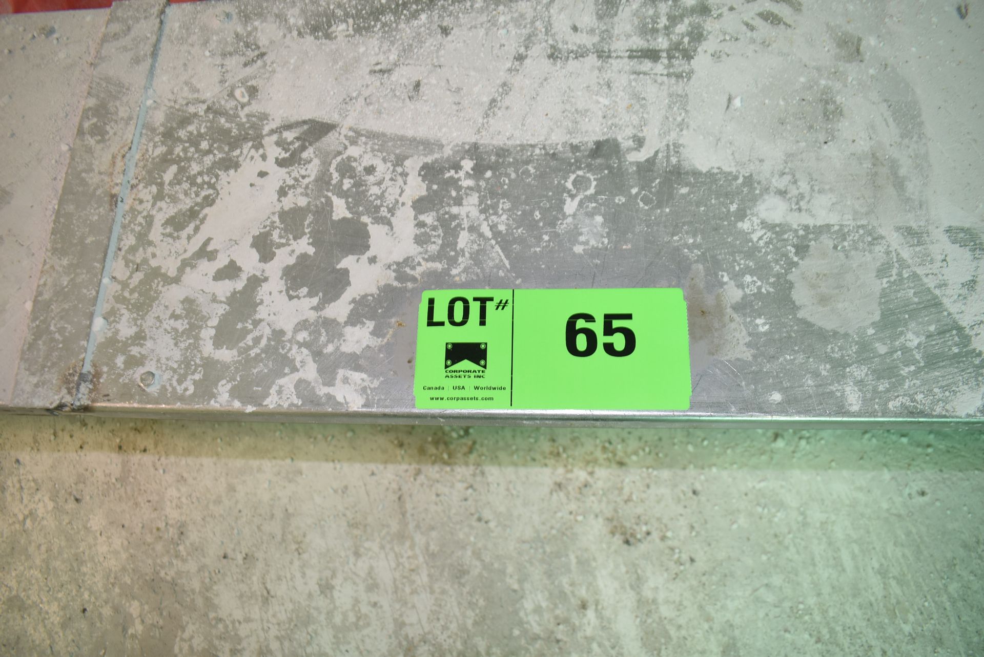 MFG UNKNOWN APPROX. 9" X 35' SCREW CONVEYOR, S/N N/A (CI) [RIGGING FEE FOR LOT #65 - $1500 CAD