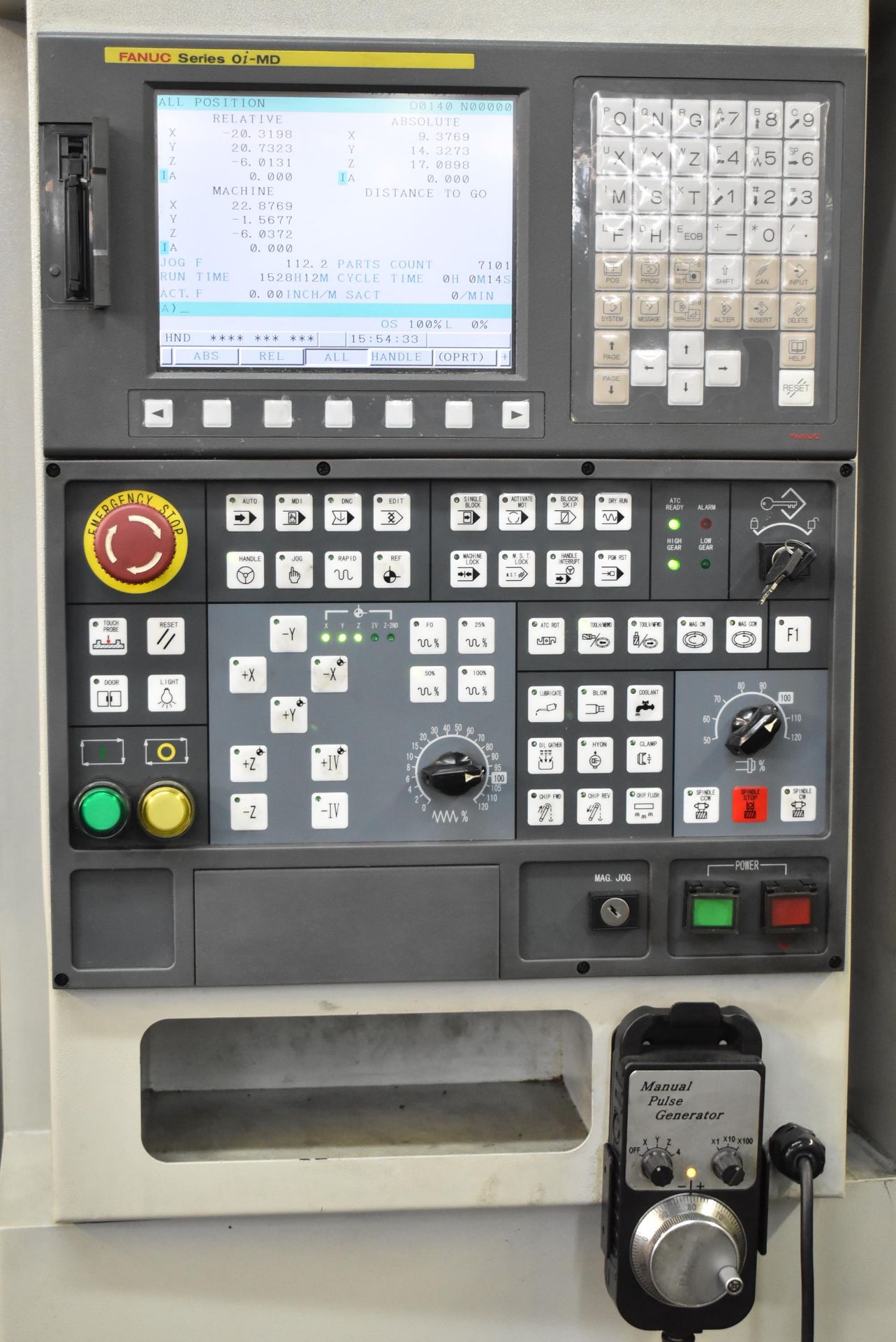 SMTCL (2012) 1100B CNC VERTICAL MACHINING CENTER WITH FANUC SERIES OI-MD CNC CONTROL, 24" X 51" T- - Image 3 of 12