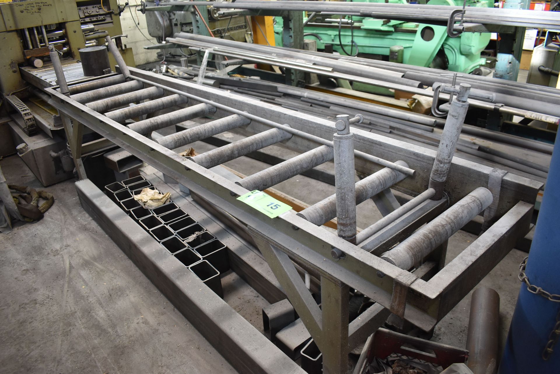 LOT/ (2) 10' OUT FEED ROLLER CONVEYOR - Image 2 of 2