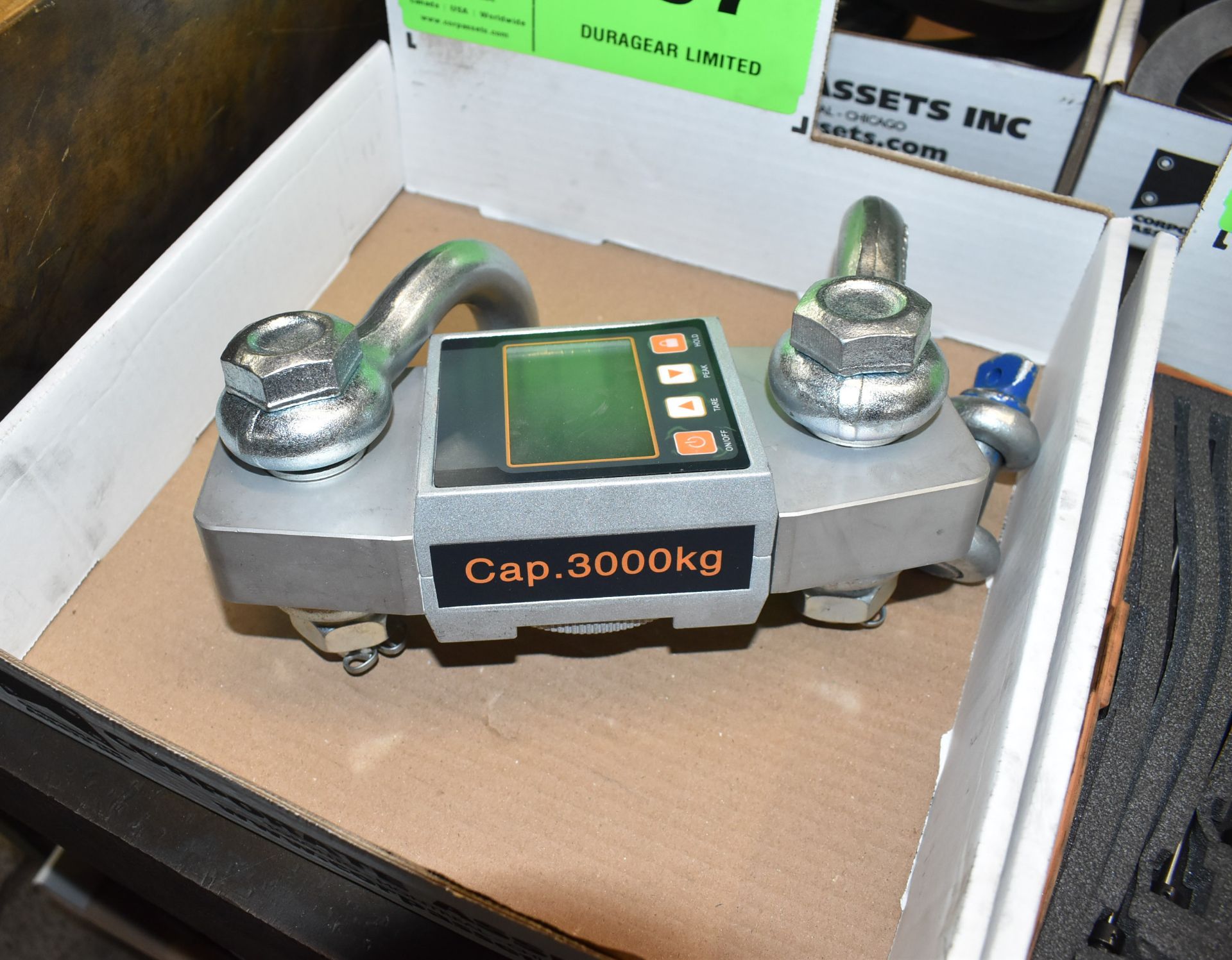 MFG UNKNOWN 3 TON (3000 KG) CAPACITY DIGITAL LIFTING SCALE S/N N/A - Image 2 of 2