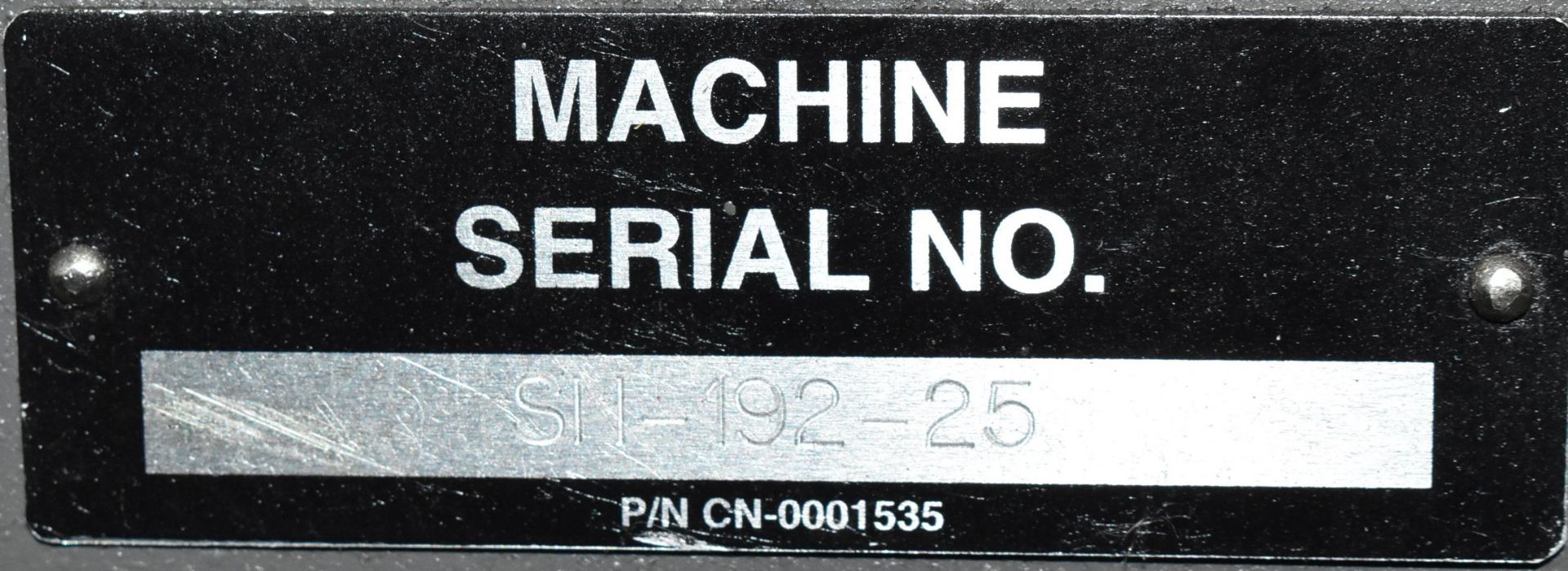 HARDINGE ST-225 CNC SWISS STYLE LATHE WITH GE FANUC 1ST DUAL PATH CNC CONTROL, TURBO CONVEYOR CHIP - Image 10 of 10