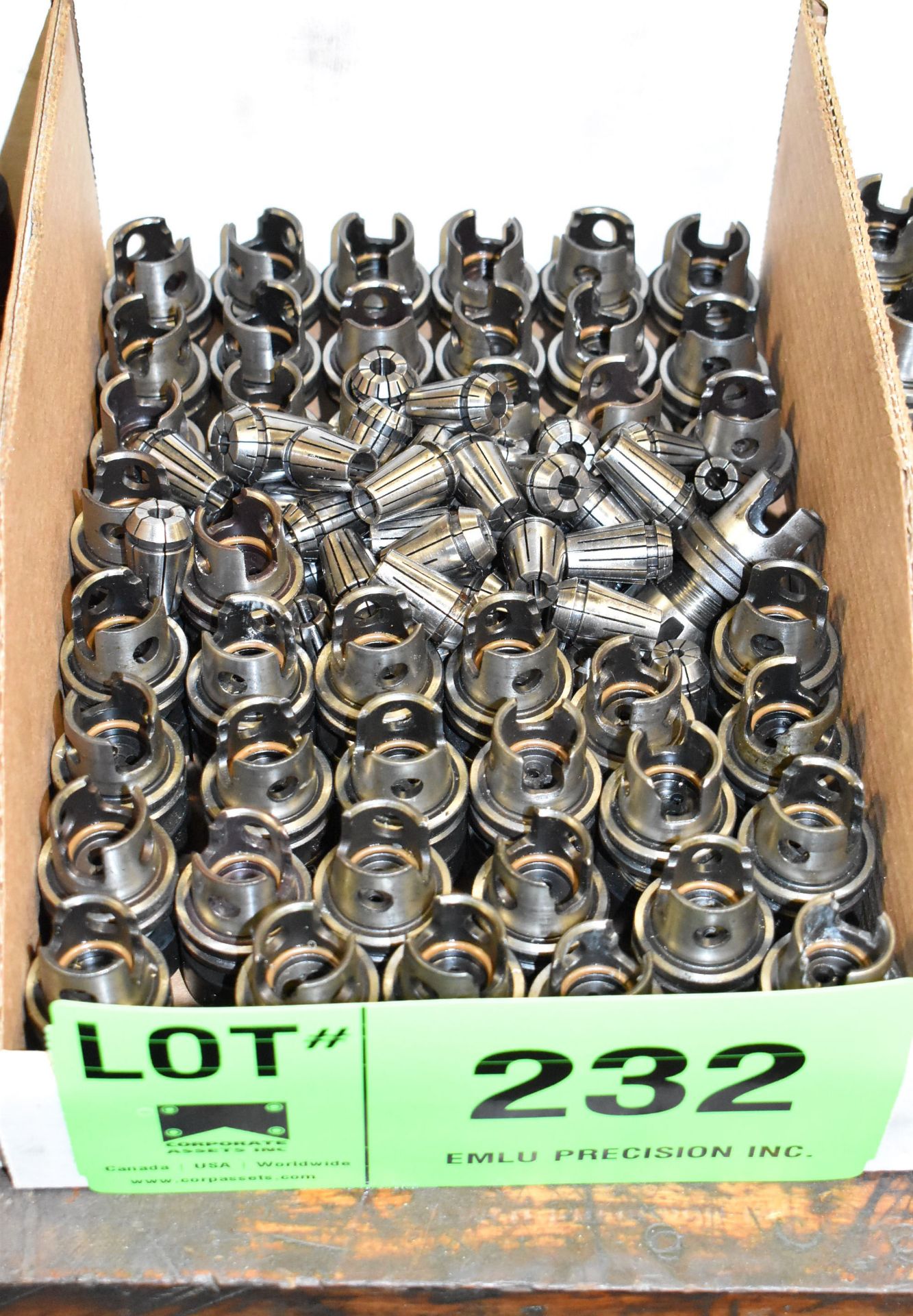 LOT/ KENNAMETAL ADAPTERS AND COLLETS