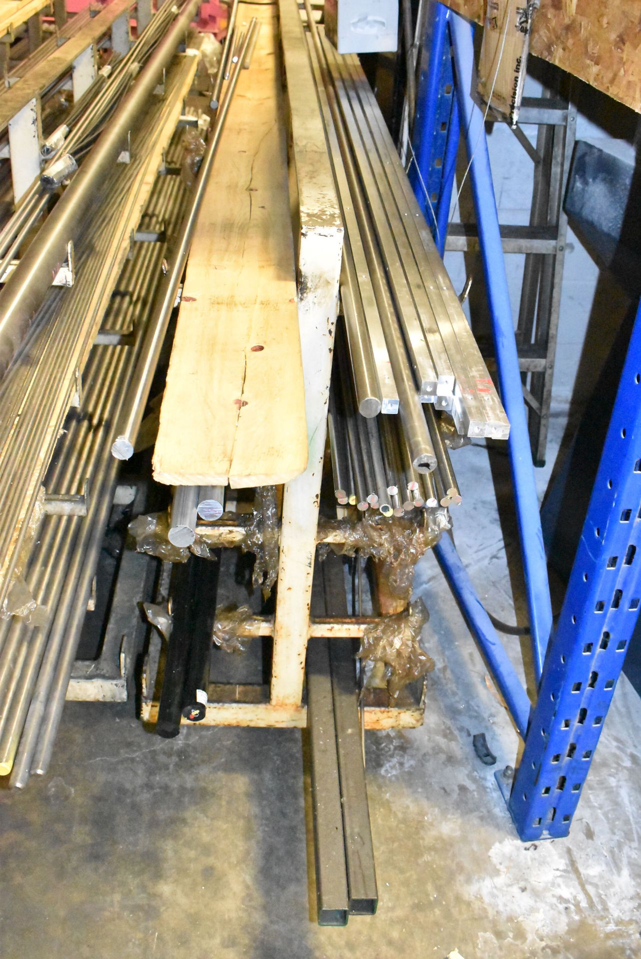 LOT/ CONTENTS OF (3) RACKS CONSISTING OF FERROUS AND NON-FERROUS BAR STOCK (RACKS NOT INCLUDED) - Image 4 of 5