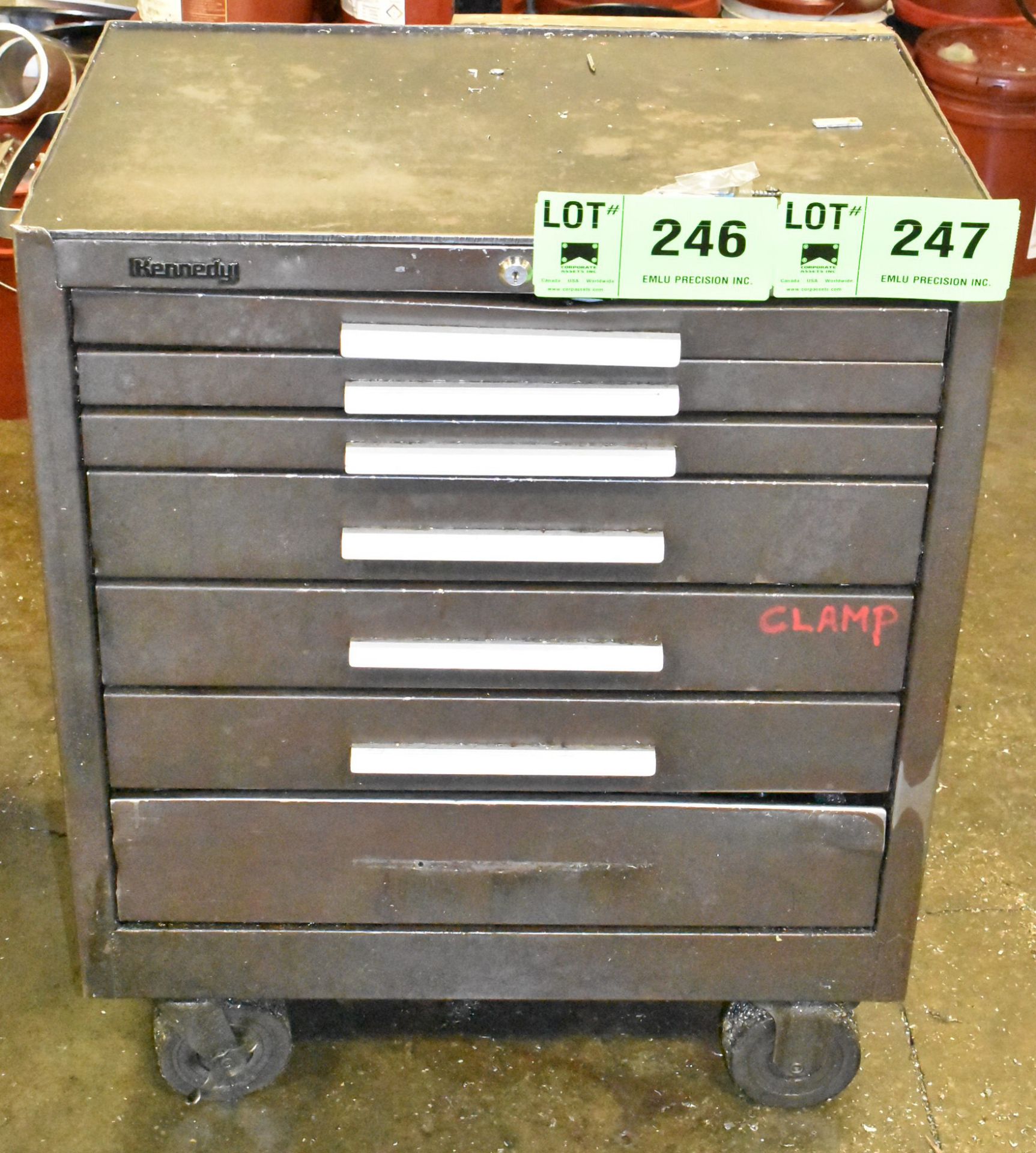 KENNEDY 7-DRAWER ROLLING TOOL CABINET, S/N N/A (CONTENTS NOT INCLUDED)