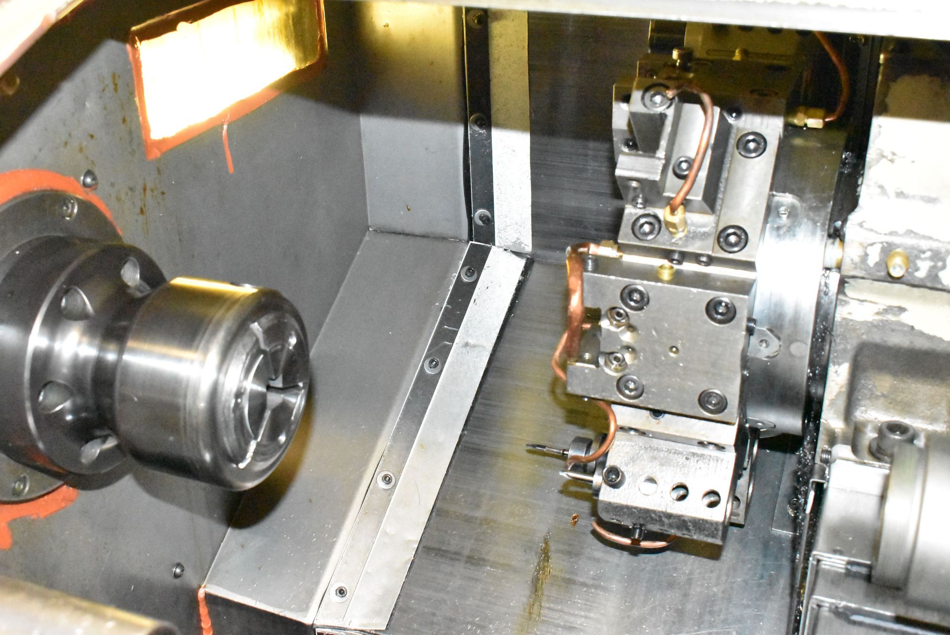 NAKAMURA-TOME TMC15M CNC TURNING CENTER WITH NAKAMURA-TOME FANUC CNC CONTROL, HYDRAULIC COLLET - Image 3 of 7