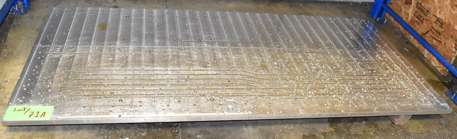 38" X 28" ALUMINUM SUB PLATE, S/N N/A