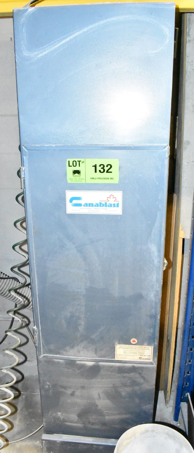 CANABLAST (2006) DC-50 BAG HOUSE DUST COLLECTOR, S/N MD-59L0-0271 (CI) [RIGGING FE FOR LOT #132 - $