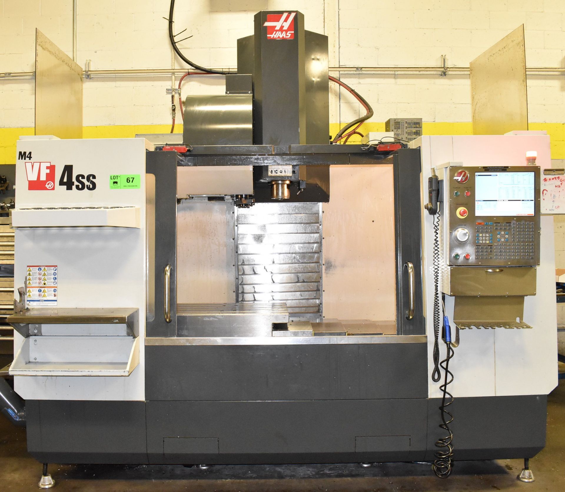 HAAS (2013) VF-4SS CNC VERTICAL MACHINING CENTER WITH HAAS CNC CONTROL, 20" X 52" TABLE, TRAVELS: