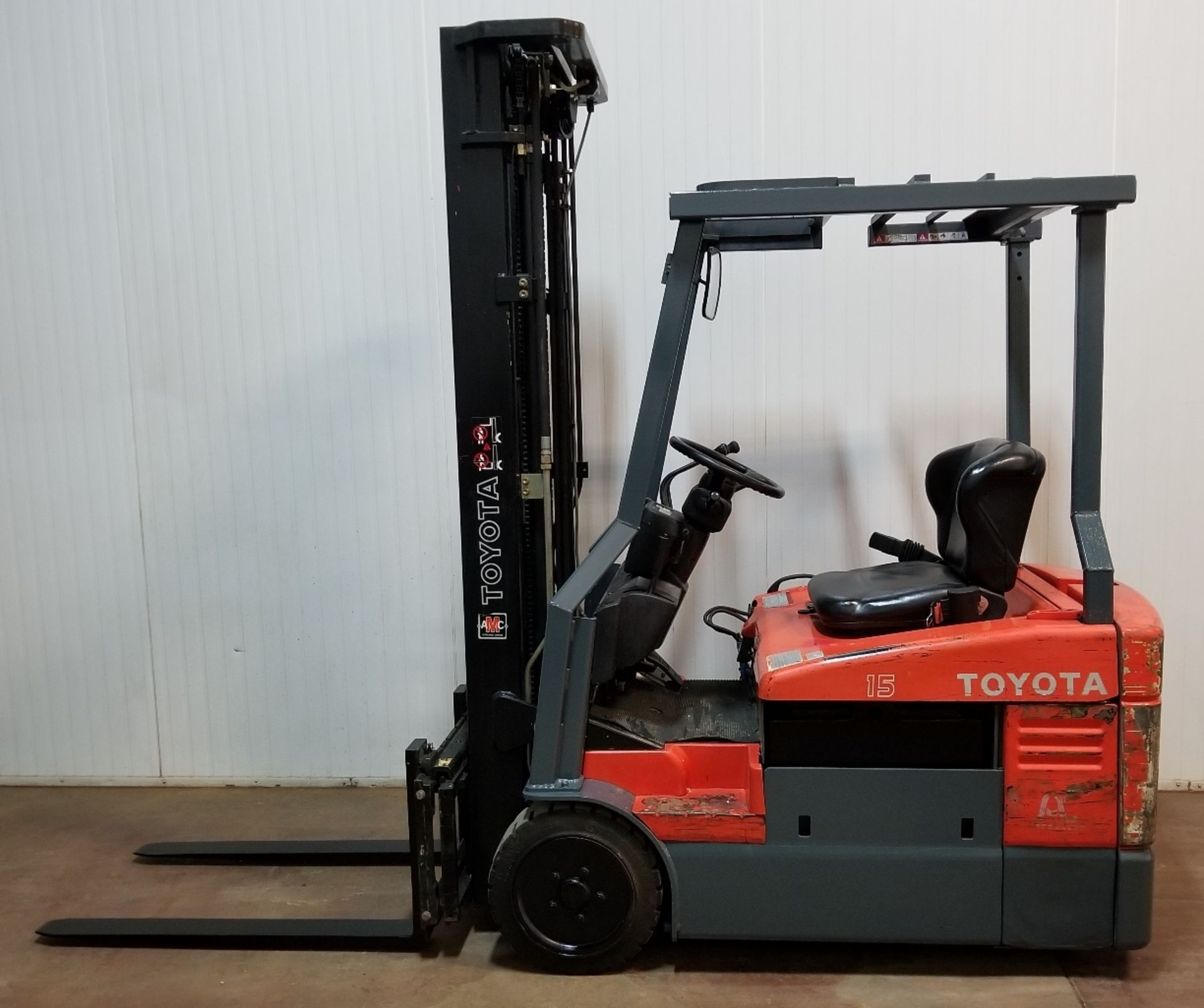 TOYOTA (2003) 7FBEU15 2,200 LB. CAPACITY 48V ELECTRIC FORKLIFT WITH 217" MAX. LIFT HEIGHT, 3-STAGE - Image 2 of 2