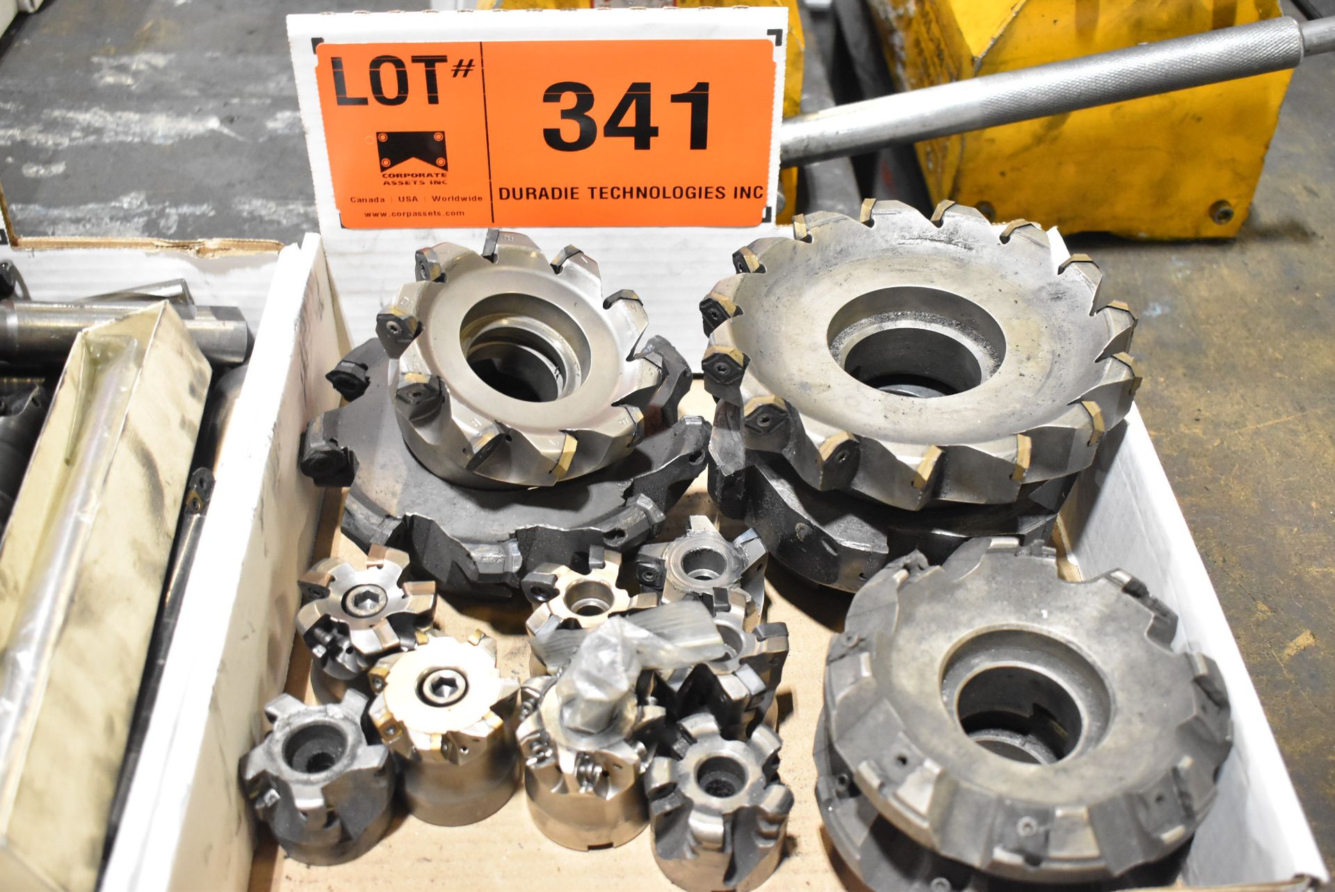 LOT/ CARBIDE INSERT FACE MILLS