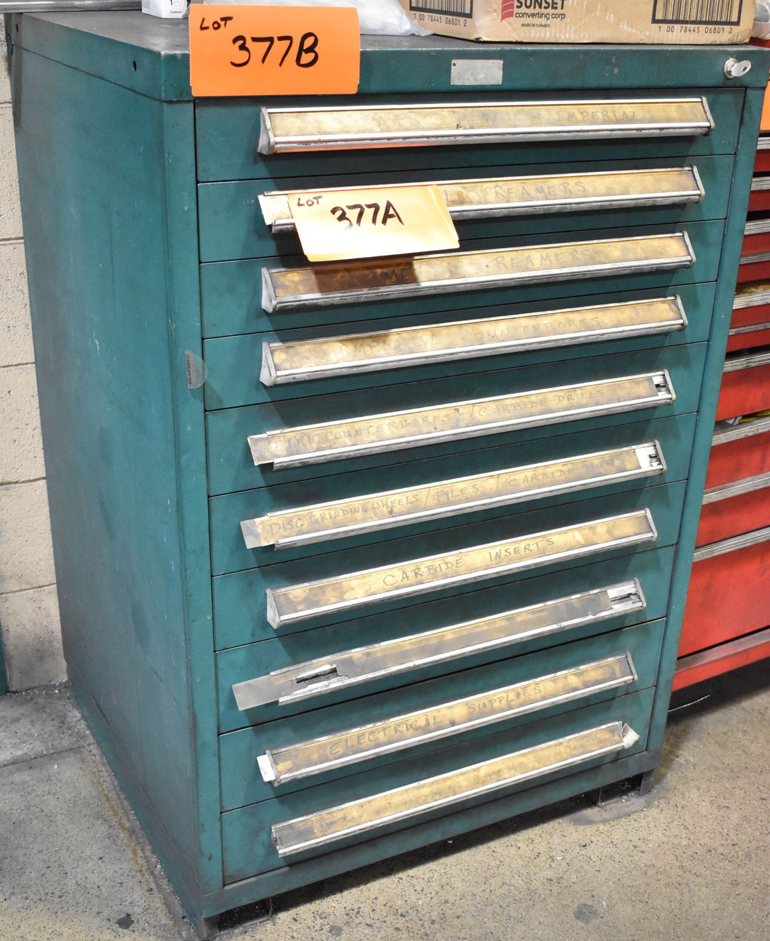 LISTA-TYPE 10 DRAWER TOOL CABINET (CONTENTS NOT INCLUDED) (DELAYED DELIVERY)