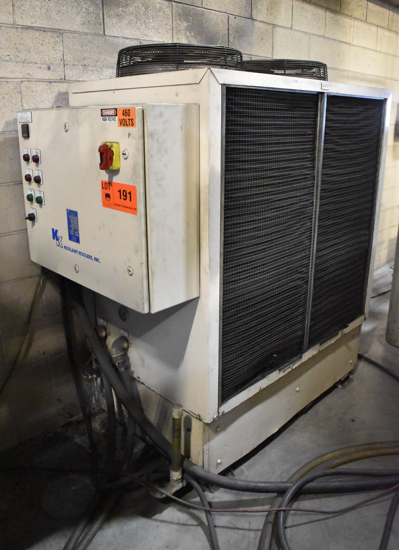 KOOLANT KOOLERS ECV 10,000-PR-NF-L-FILT 10 HP LIQUID CHILLER UNIT, S/N 13406 (CI) [RIGGING FEE FOR