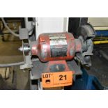 ARMOURY 8" DOUBLE END BENCH GRINDER WITH 3/4 HP, 3600 RPM, S/N N/A