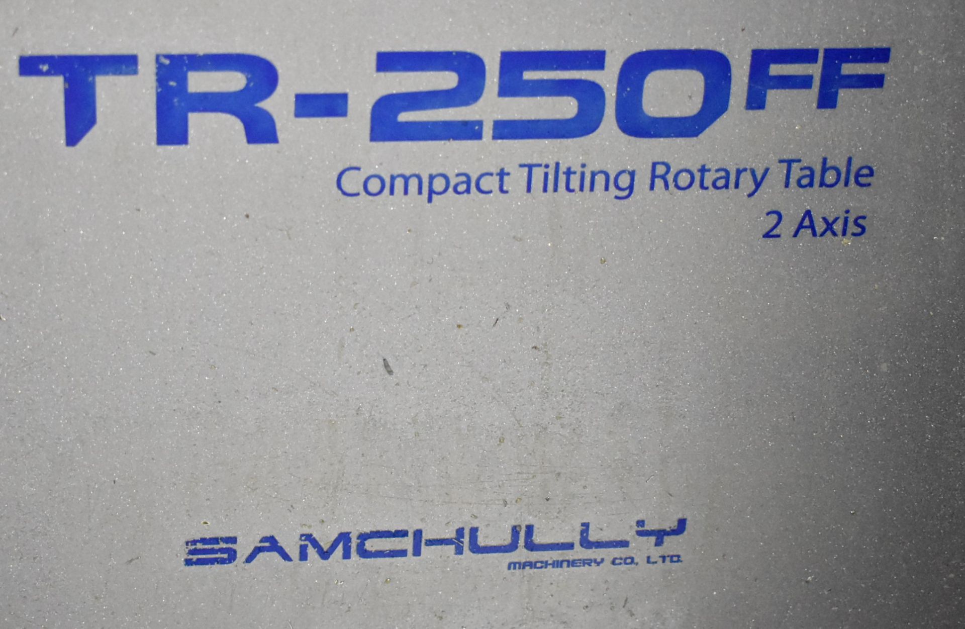 SAMCHULLY TR-250FF 4TH AND 5TH AXIS WITH TRAVELS: A-180 DEG IN 0.01 DEG INCREMENTS, B-90 DEG IN 0.01 - Image 2 of 6