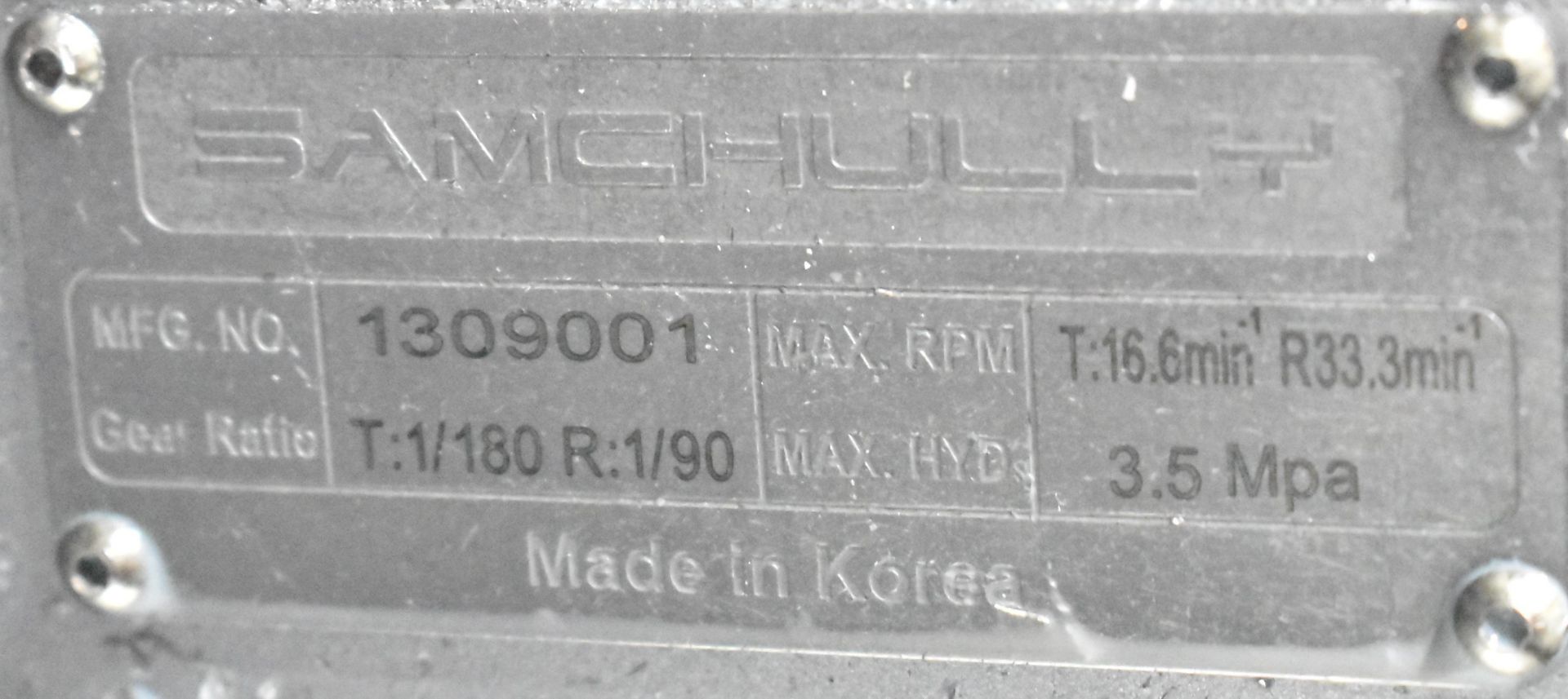 SAMCHULLY TR-250FF 4TH AND 5TH AXIS WITH TRAVELS: A-180 DEG IN 0.01 DEG INCREMENTS, B-90 DEG IN 0.01 - Image 3 of 6