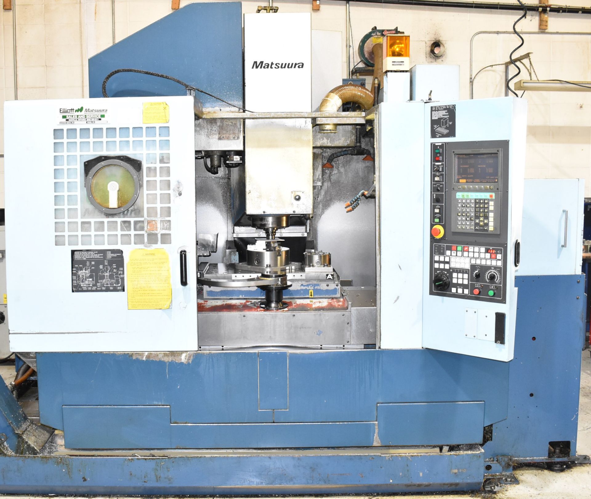 MATSUURA (2001) RA-2G TWIN-PALLET VERTICAL MACHINING CENTER WITH YASNAC CNC CONTROL, (2) 28.3" X