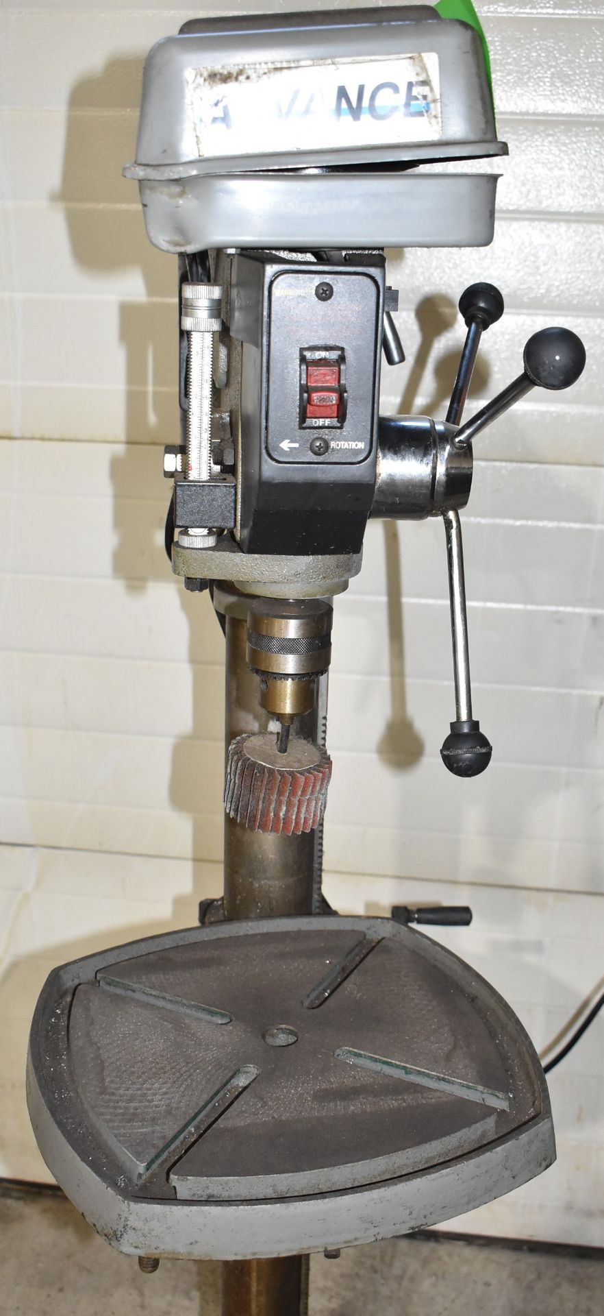 ADVANCE DRILL PRESS WITH _ HP MOTOR, S/N N/A [RIGGING FEE FOR LOT #5 - $25 CAD PLUS APPLICABLE - Image 2 of 3