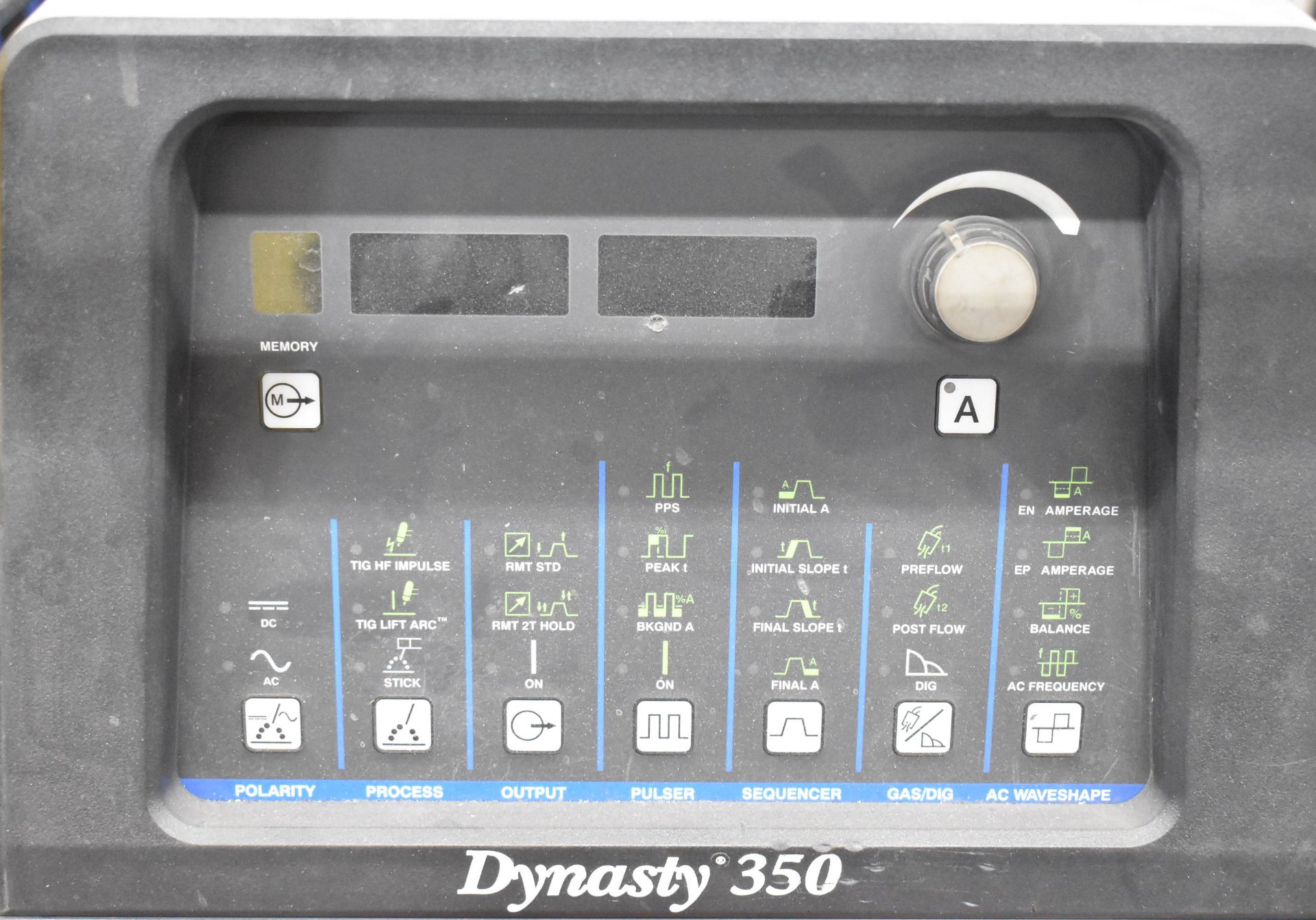 MILLER (2012) DYNASTY 350 PORTABLE DIGITAL WATER-COOLED TIG WELDERS WITH COOLMATE 3.5 WATER - Image 2 of 8
